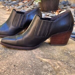 Sam Edelman leather ankle boots Western Style